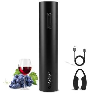 Lzarno Rechargeable Electric Wine Opener - Black