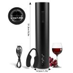 Lzarno Rechargeable Electric Wine Opener - Black