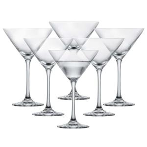 Set of 6 Dishwasher-Safe Martini Glasses