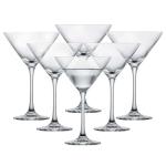 Set of 6 Dishwasher-Safe Martini Glasses