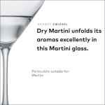 Set of 6 Dishwasher-Safe Martini Glasses