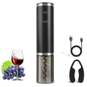 Rechargeable Electric Wine Opener with Foil Cutter