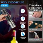 Rechargeable Electric Wine Opener with Foil Cutter