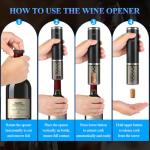 Rechargeable Electric Wine Opener with Foil Cutter