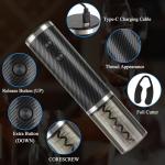 Rechargeable Electric Wine Opener with Foil Cutter