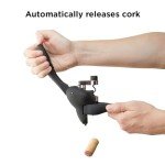 Rabbit 6-Piece Black Wine Opener Set