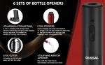 Rechargeable Cordless Electric Wine Opener Set