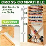 4-Tier Bamboo Wine Rack - Holds 36 Bottles