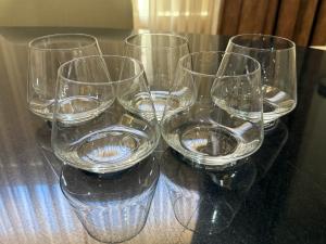 Set of 5 Schott-Zwiesel Stemless Red Wine Glasses
