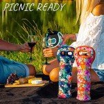 Insulated Wine Tote Set - Neoprene Carrier Bags