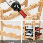 Bamboo 6-Tier Free-Standing Wine Rack