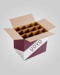 12-Bottle Upright Wine Storage Boxes (Set of 10)