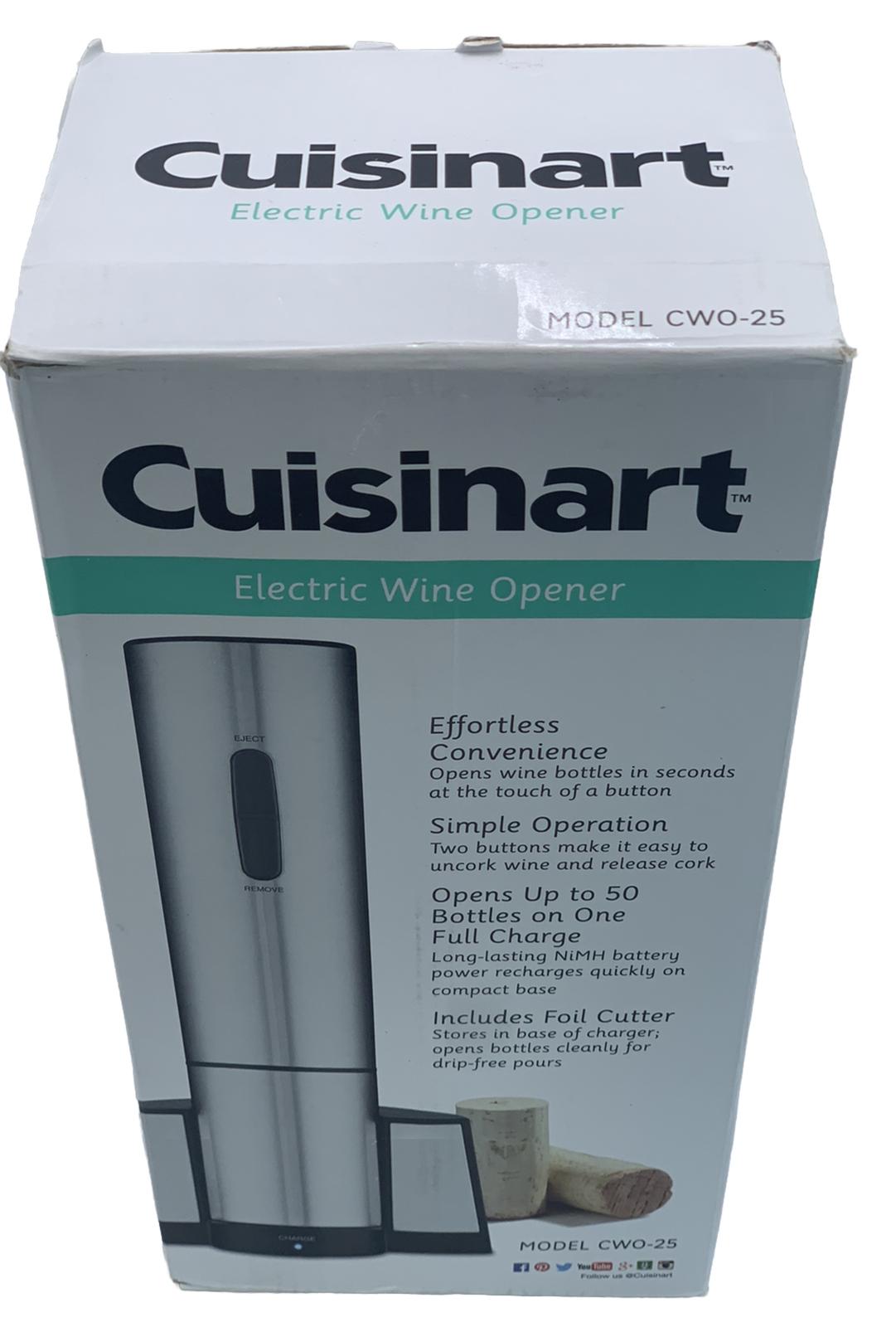 Cuisinart Stainless Steel Electric Wine Opener