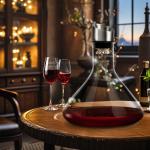 Crystal Clear Wine Decanter with Aerator