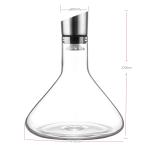 Crystal Clear Wine Decanter with Aerator