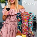 Insulated Wine Tote Set - Neoprene Carrier Bags