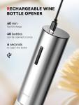 Electric Wine Opener Set with Aerator and Accessories