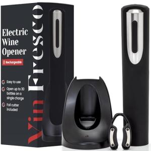 Electric Wine Bottle Opener with Foil Cutter