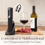 Electric Wine Bottle Opener with Foil Cutter