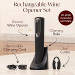 Electric Wine Bottle Opener with Foil Cutter