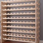 Wooden Stackable Wine Rack Cabinet for 120 Bottles