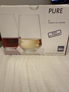 Set of 4 Schott Zwiesel PURE Stemless Glasses
