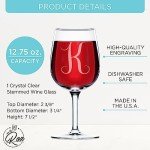 Personalized Monogrammed Wine Glass for Her