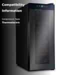 Ivation 12-Bottle Thermoelectric Wine Cooler Fridge