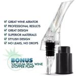 Wine Aerator Pourer with Suction Bottle Stopper