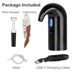 Electric Wine Aerator and Dispenser Gift Set