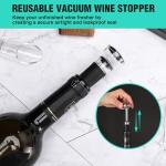 Electric Wine Opener Set with Aerator & Pourer