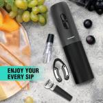 Electric Wine Opener Set with Aerator & Pourer