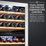 Ivation 43-Bottle Dual Zone Wine Cooler