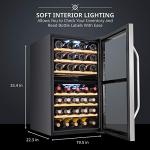 Ivation 43-Bottle Dual Zone Wine Cooler