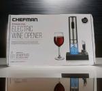 Chefman Stainless Steel Electric Wine Opener with Cutter