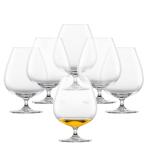 Set of 6 XXL Cognac Glasses, Dishwasher-Safe