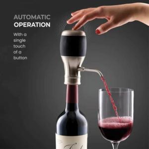 FineDine Electric Wine Aerator with One-Touch Dispensing