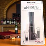 Chefman Electric Wine Opener 4-Piece Gift Set