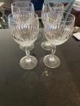 Set of 4 Vintage Schott-Zwiesel Crystal Goblets