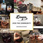 Dragon Glassware Stemless Wine Glasses Set of 2