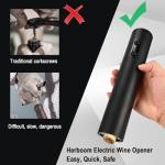 Casuenia Electric Wine Opener - Easy One-Button Corkscrew