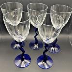 Schott Zwiesel Cobalt Blue Zigzag Wine Glass Set