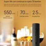 Automatic Cordless Electric Wine Bottle Opener Kit