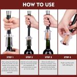 Portable Wine Opener Set with Aerator Spout