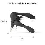 Rabbit Lever Corkscrew Wine Opener with Foil Cutter