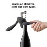Rabbit Lever Corkscrew Wine Opener with Foil Cutter