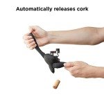 Rabbit Lever Corkscrew Wine Opener with Foil Cutter