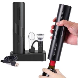 Electric Wine Bottle Opener with Foil Cutter