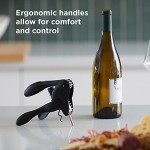Rabbit Lever Corkscrew Wine Opener with Foil Cutter