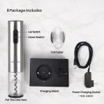 Automatic Electric Wine Bottle Opener with Foil Cutter